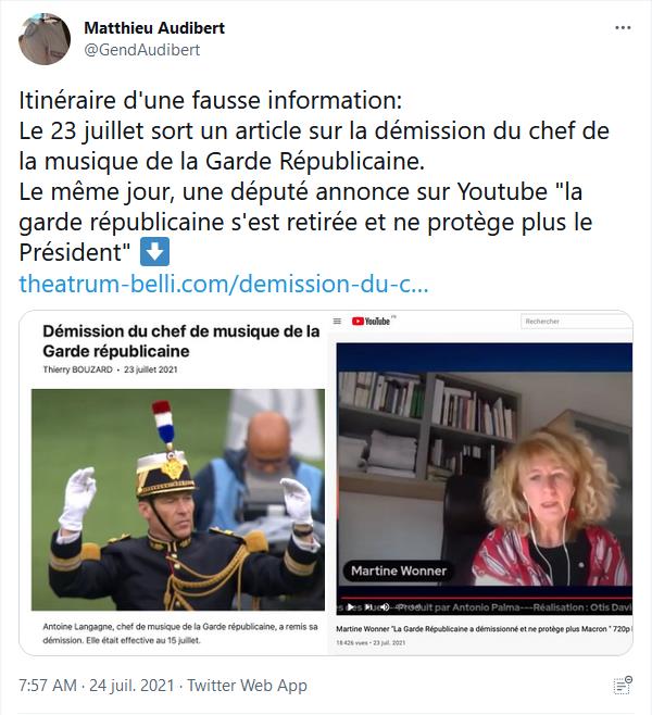 twitter.com GendAudibert une député annonce sur Youtube -la garde républicaine s'est retirée et ne protège plus le Président-.jpg