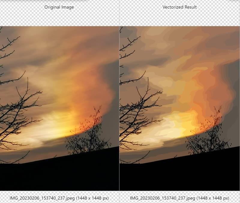 Trace Pixels To Vectors In Full Color