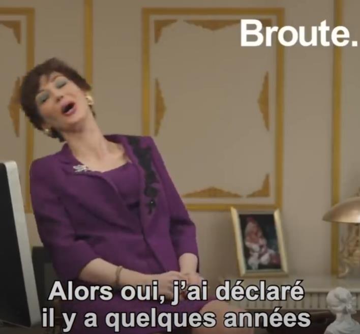 youtube.com Roselyne Bachelot plus vraie que nature avec Louise Bourgoin - Broute - CANAL.jpg